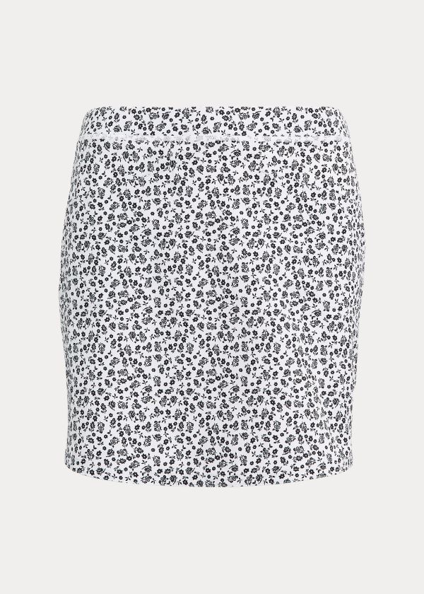 Skorts Ralph Lauren Mujer Blancos Multicolor - Daisy Stretch Golf - ADNGW8635